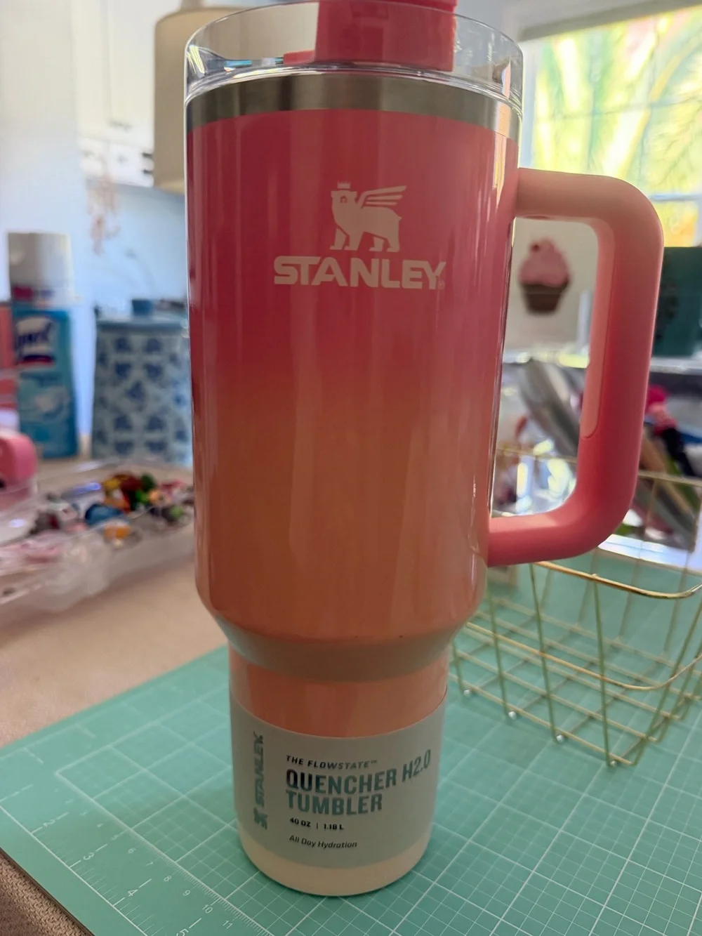 NWT Stanley Quencher Tumble 40 oz Pink Mesa RARE